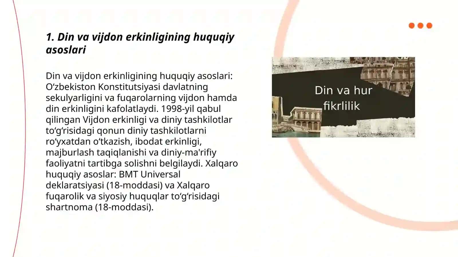 Din va huqfikrlilik 3