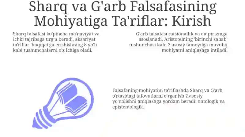 Sharq va Gʻarb Falsafasining Mohiyatiga Ta'riflar 3