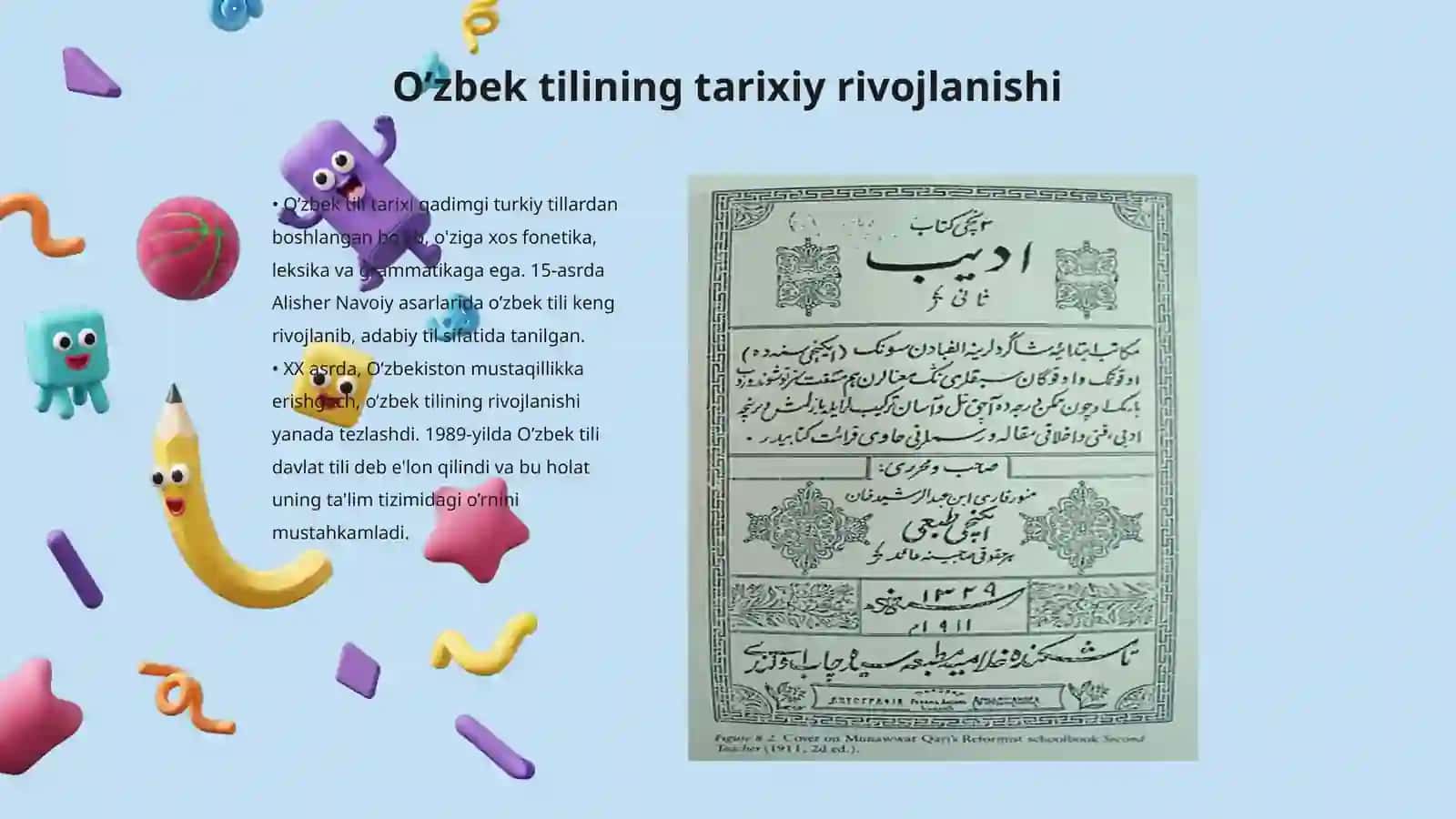 O’zbek tilini ona tili sifatida o’qitish tarixidan 3
