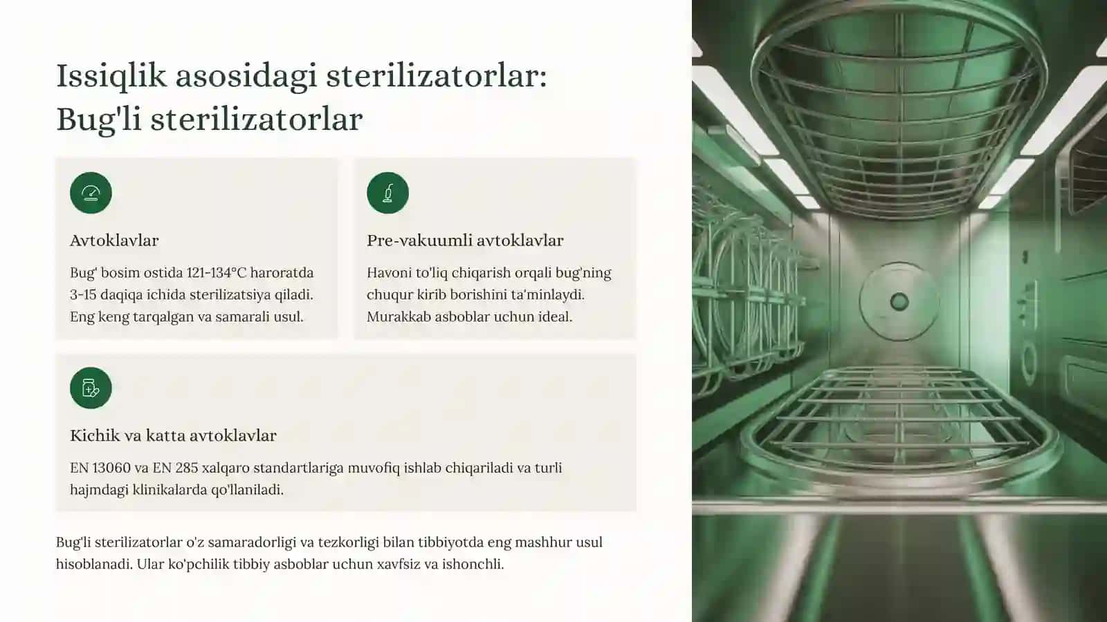 Sterilizatorlar Klassifikatsiyasi va Turlari 3
