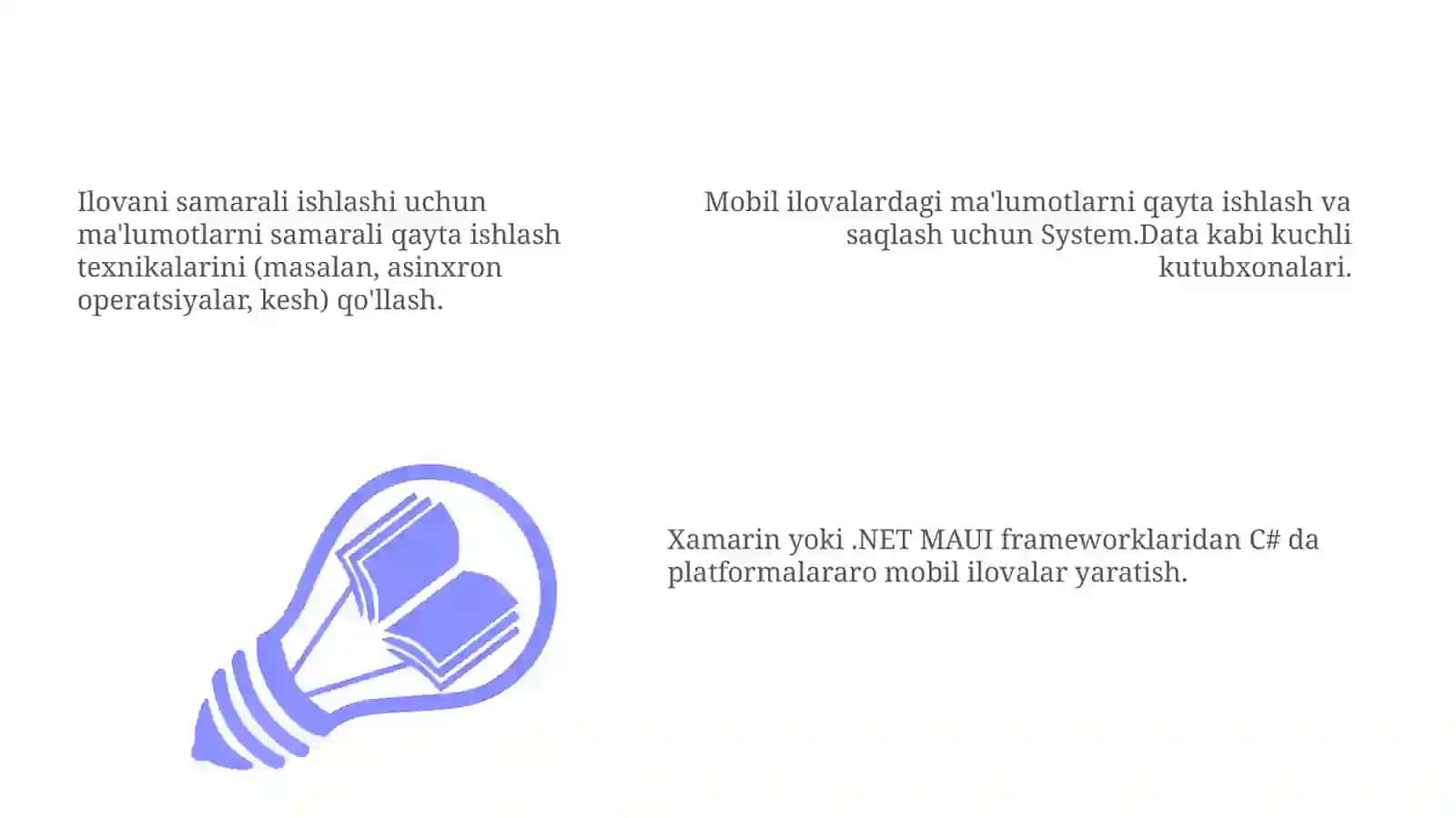 C# tilida mobil ilova yaratish 3