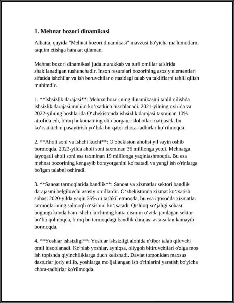 OʻZBEKISTONDA ISHCHI KUCHI BOZORINING SHAKLLANISHI VA RIVOJI 3