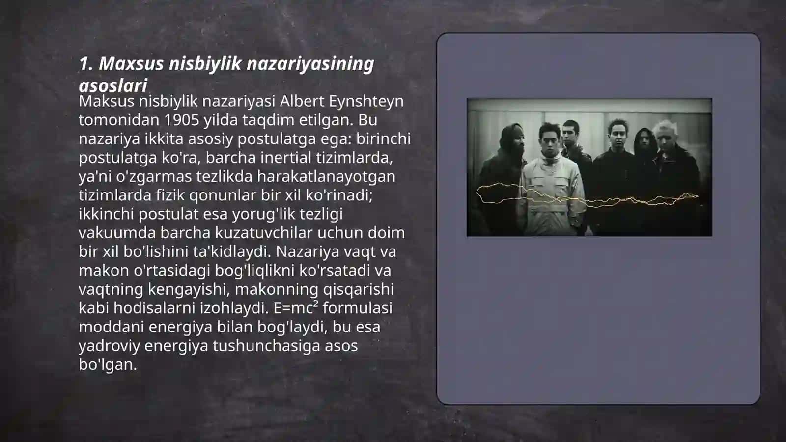 Maxsus nisbiylik nazariyasi 3