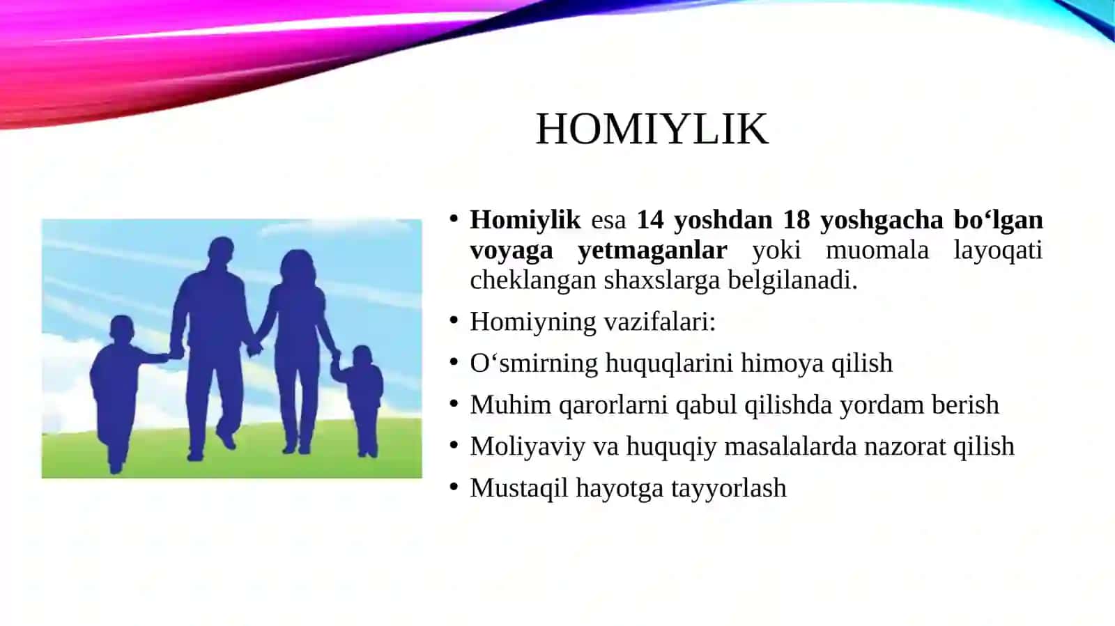 Vasiylik va homiylik 3