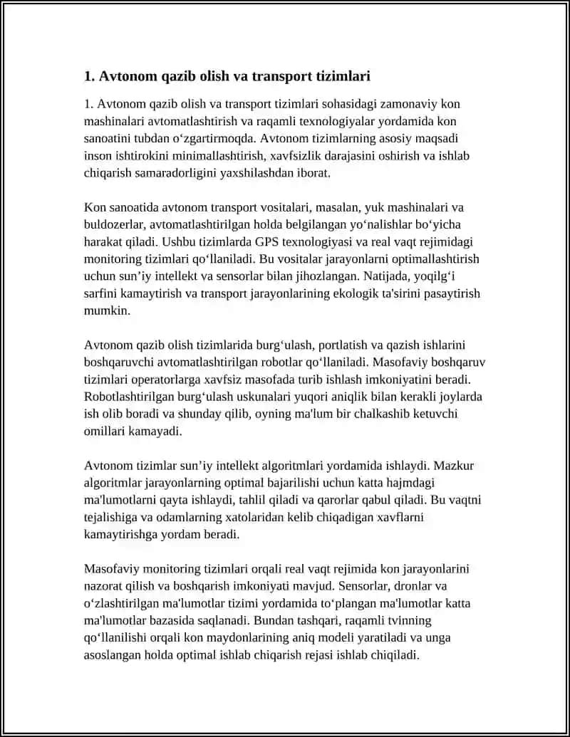 ZAMONAVIY KON MASHINALARIDA AVTOMATLASHTIRISH VA RAQAMLI TEXNOLOGIYALAR 3