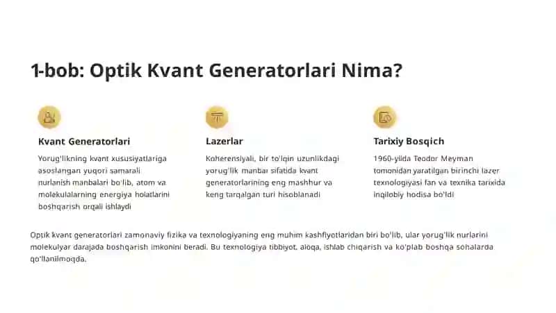 Optik Kvant Generatorlari va Lazerlar: Tibbiyotdagi Inqilob 3