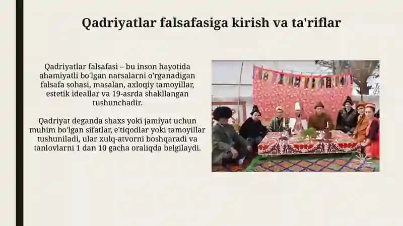 Qadriyatlar falsafasi 3