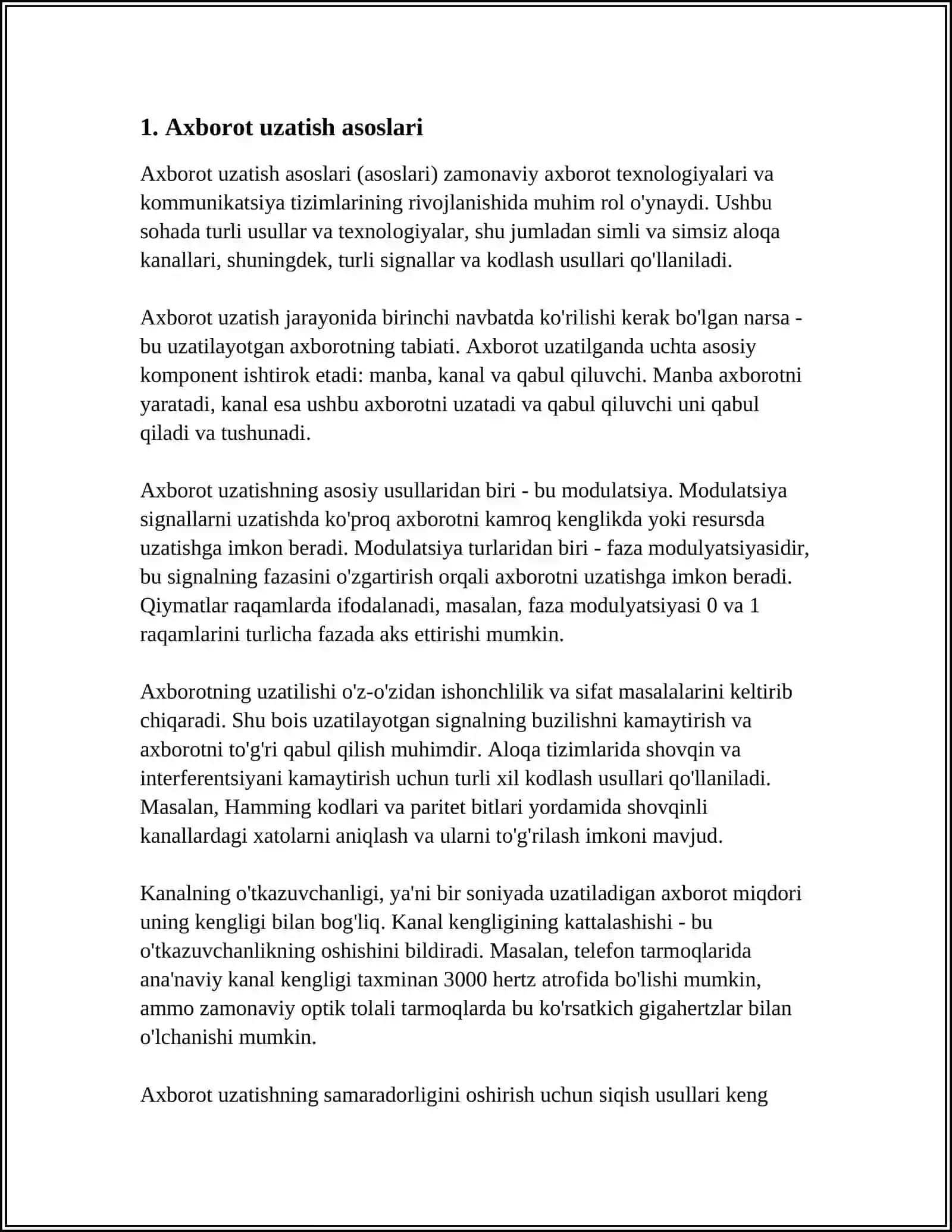 MULTEMIDEYA MALUMOTLARINI UZATISH PROTOKOLI 3