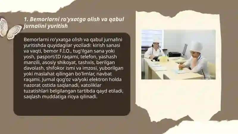 Tibbiyot sohasida ish yuritish hujjatlari 3