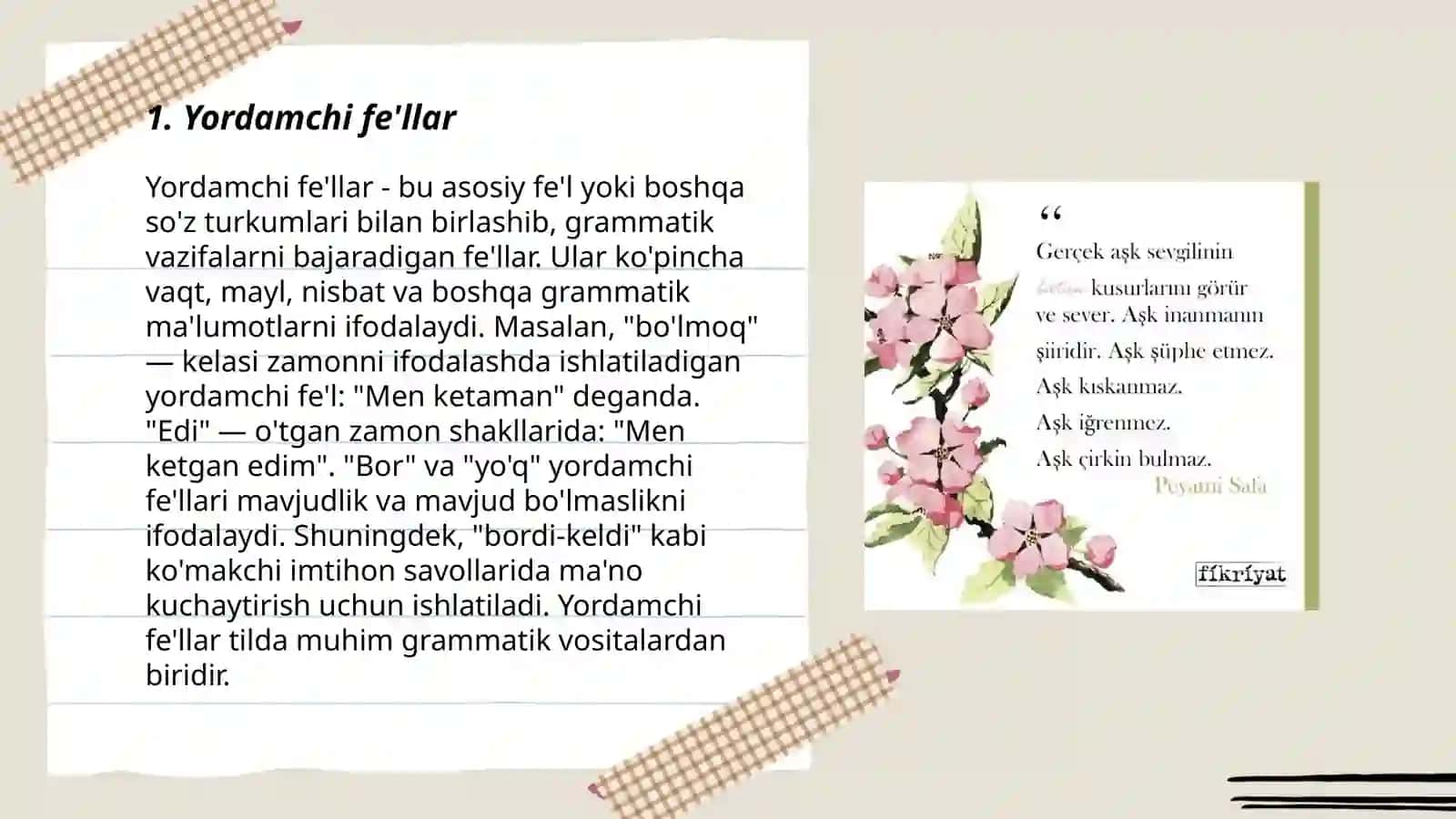 Yordamchi soz turkumlari Komakchi 3