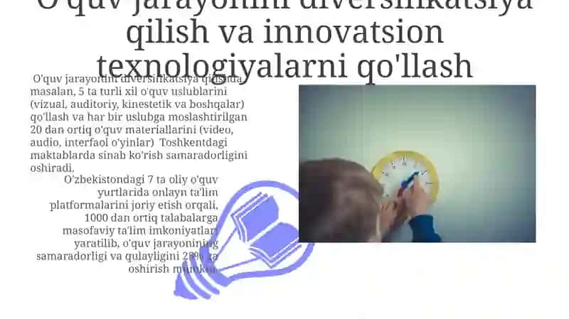 O'quv jarayonini samarali tashkil etish 3