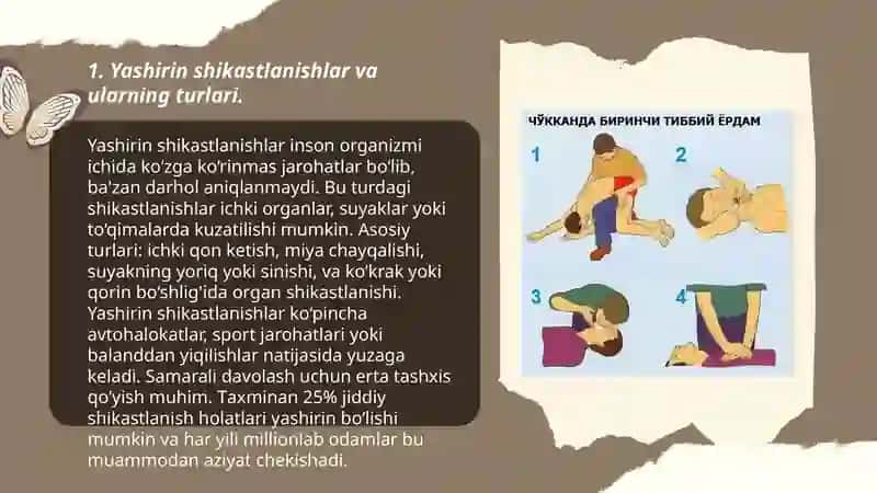 Yashirin shikastlanish óchoqlarida tibbiy taktik tavsifi 3
