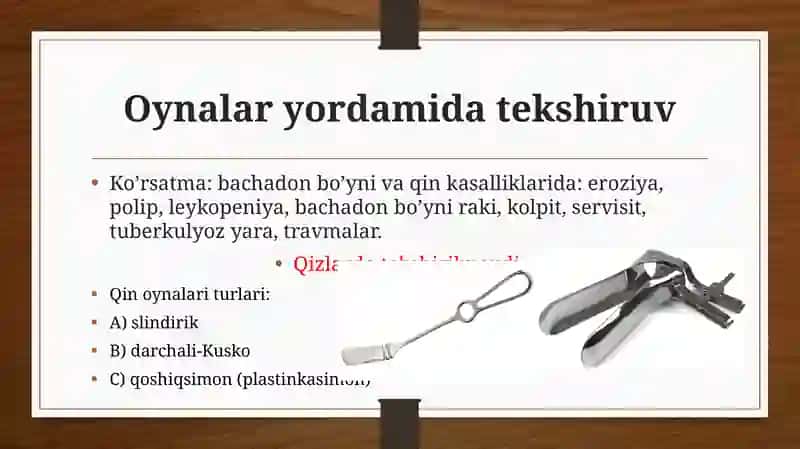 Ayollar reproduktiv tizimining funksional tekshiruv usullari 3