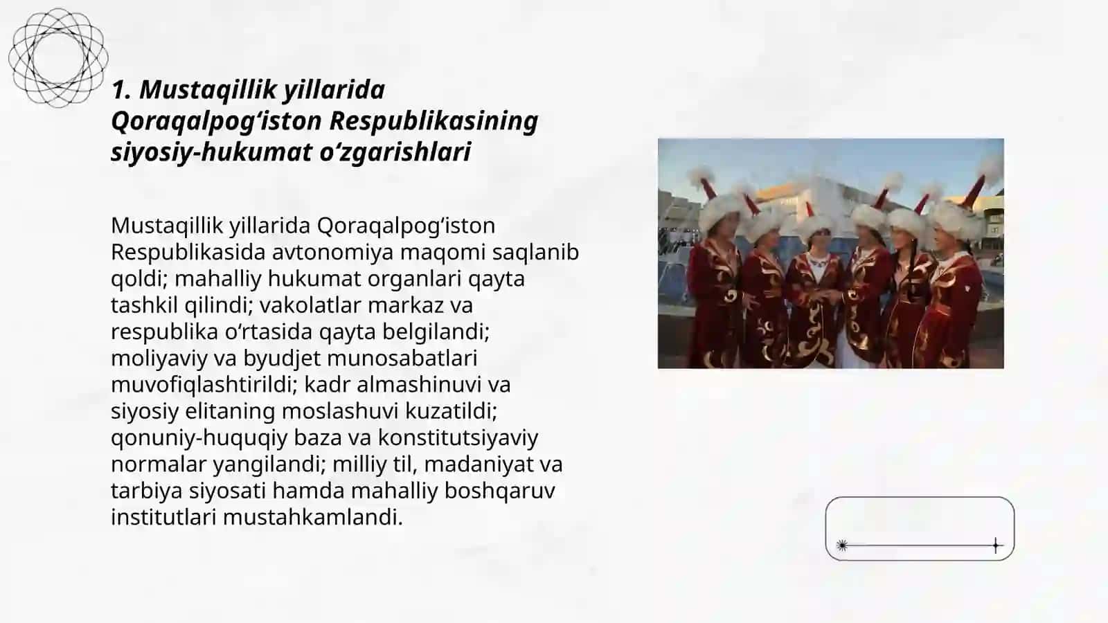 Mustaqillik yillarida Qoraqalpogʻiston respublikasi 3