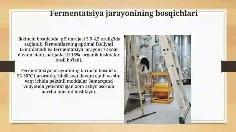 Pektinli moddalar bijgʻish jarayoni 3