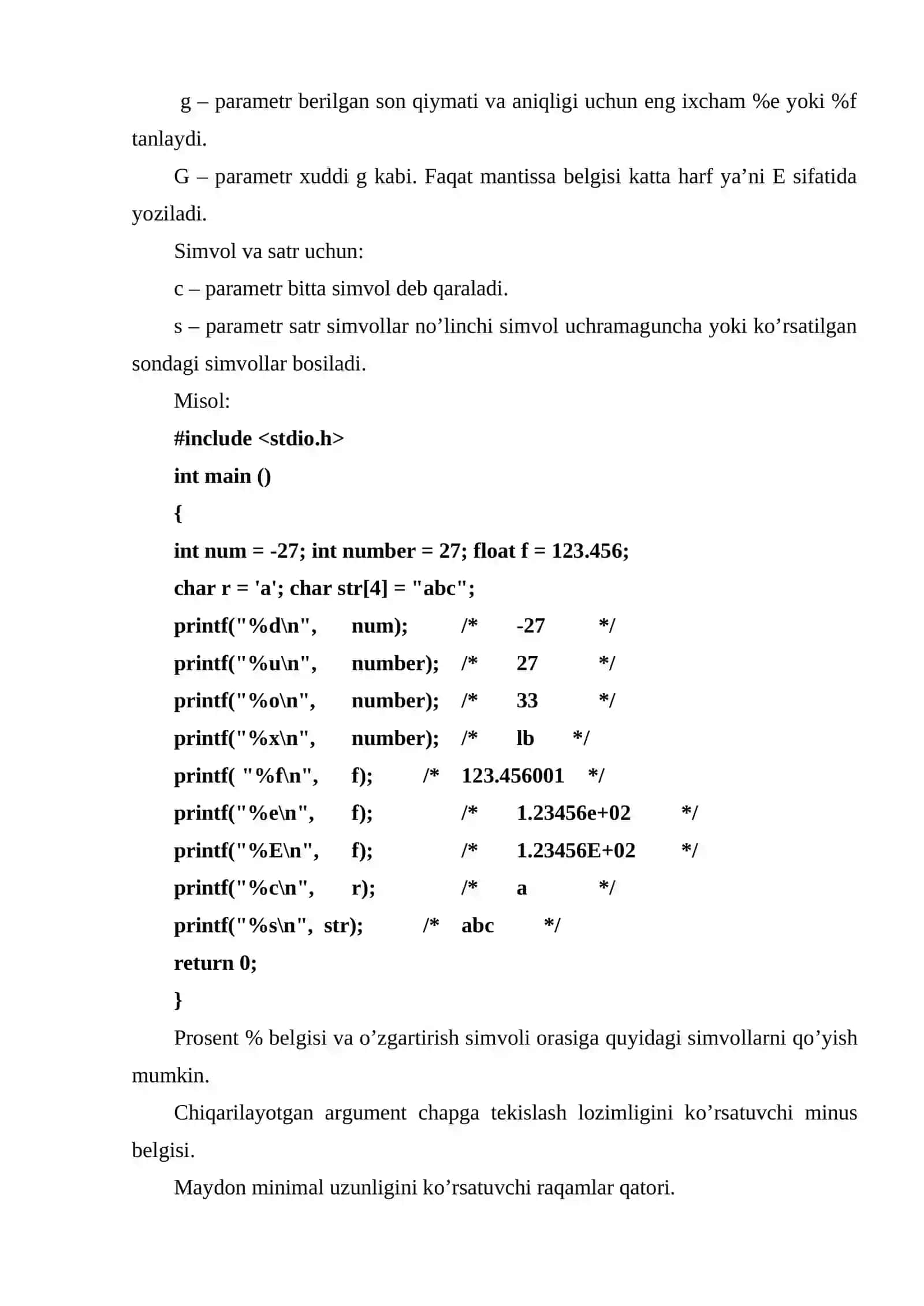 Grafika. C++ da kiritish chiqarish operatorlari va arifmetik amallar 3