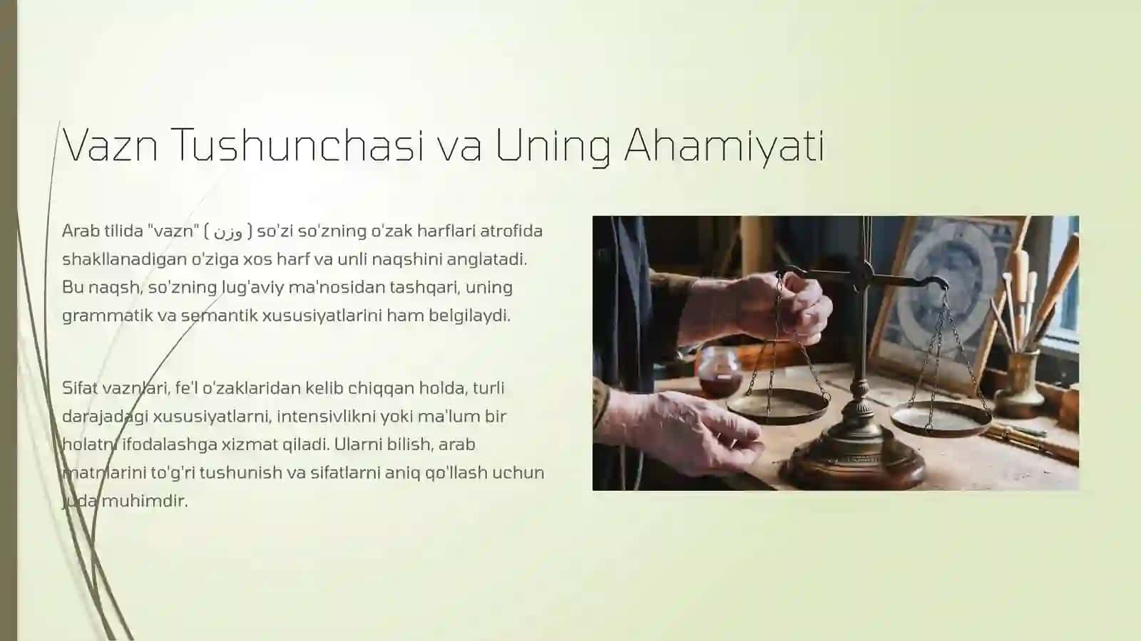 Arab Tilidagi Sifatlarning Maxsus Qoliplari (Vaznlari) 3