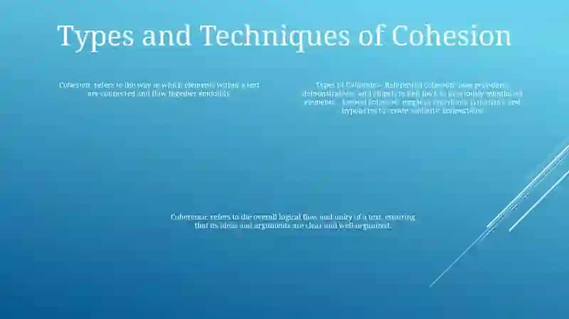 Cohesion And Coherence 3