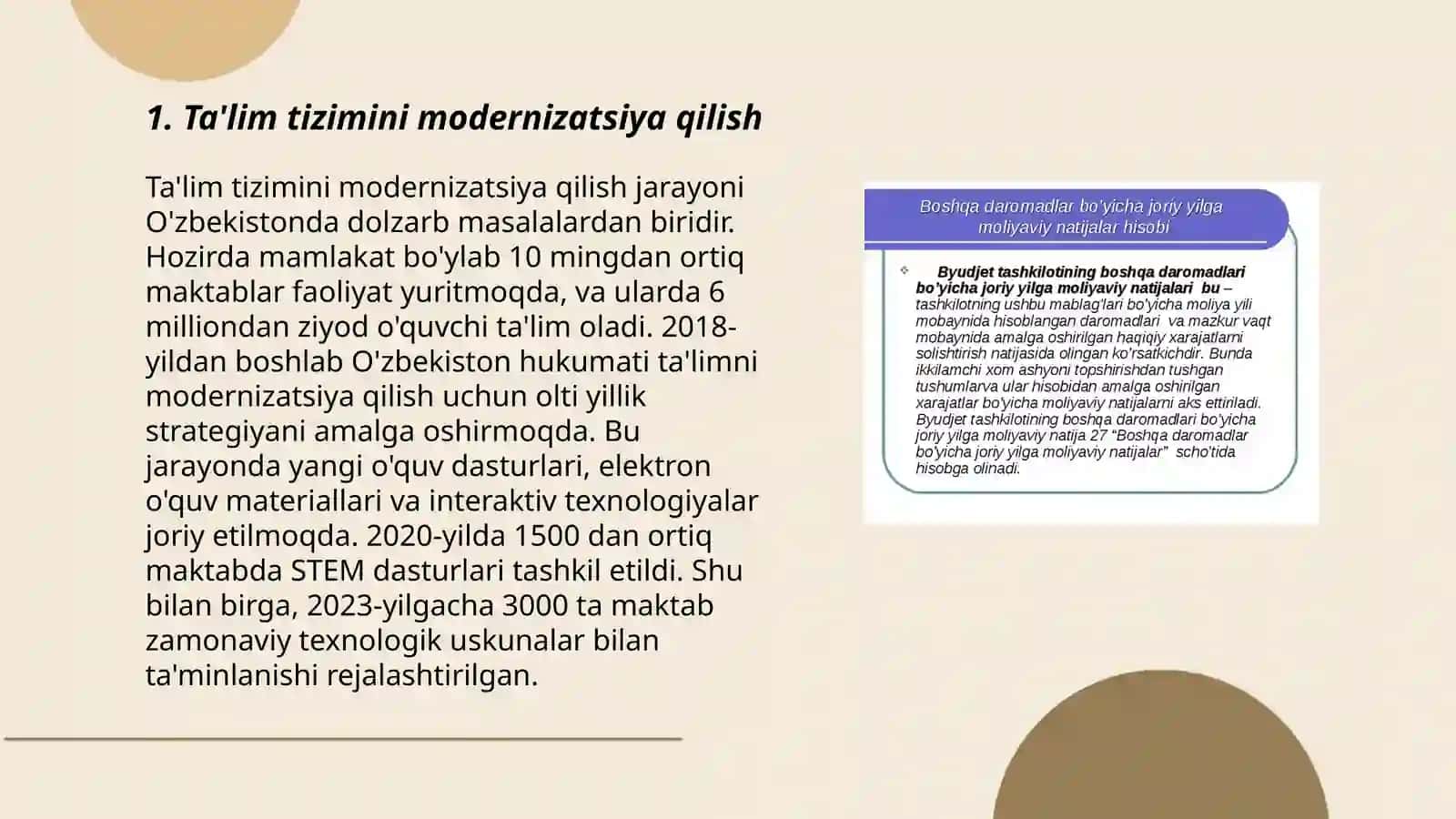 Ta'lim tizimini modernizatsiya qilish 3