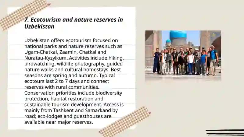 Tourism in Uzbekistan and Abroad 3