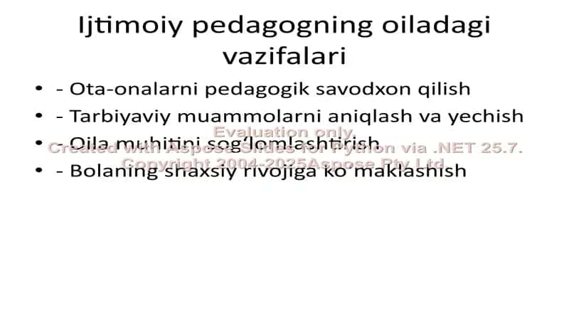 Oila bilan ijtimoiy pedagogik faoliyat 3