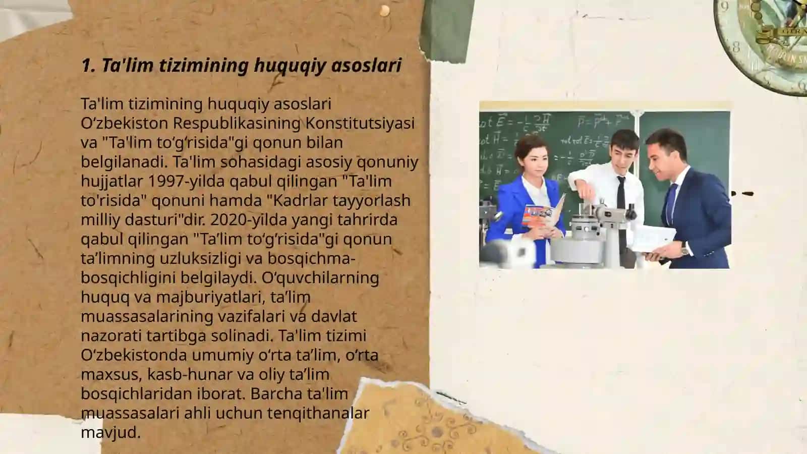 Ta'lim tõğrisida 3