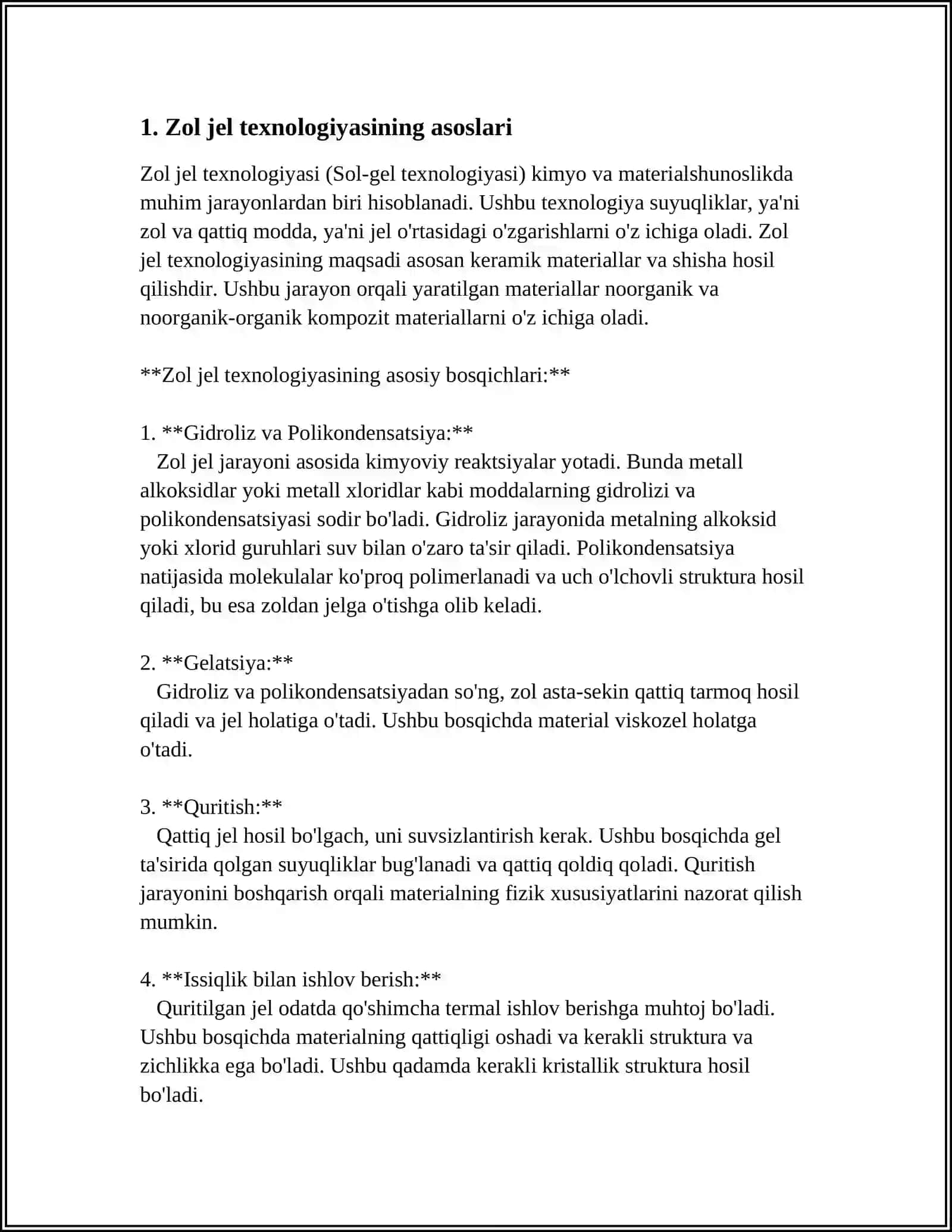 Zol jel texnologiyasi 3