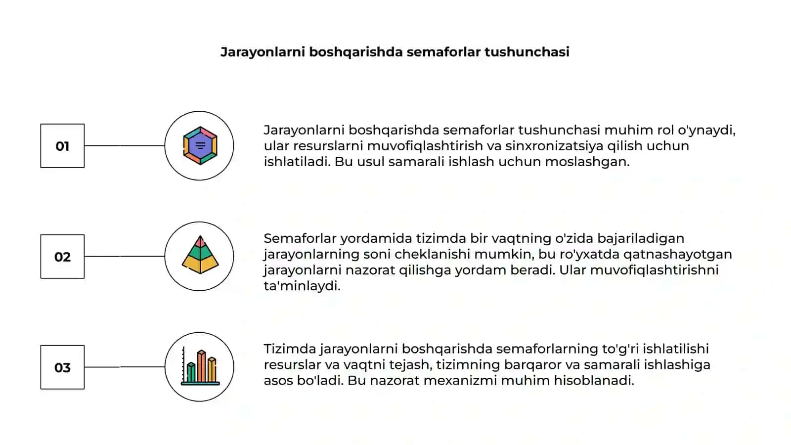 Jarayonlarni boshqarishda semaforlar tushunchasi 3