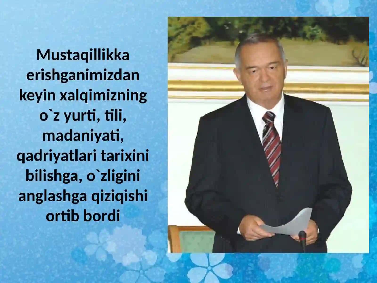 TARIXIY XOTIRASIZ KELAJAK YO`Q 3