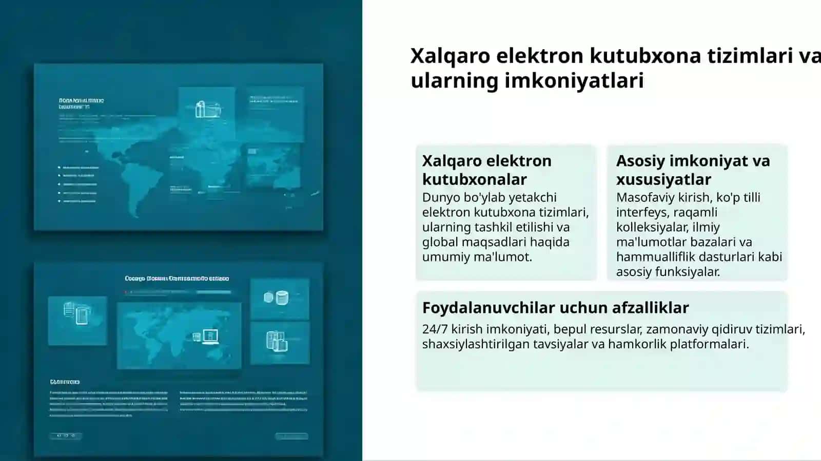 Jahon elektron kutubxonalari: yangi imkoniyatlar 3