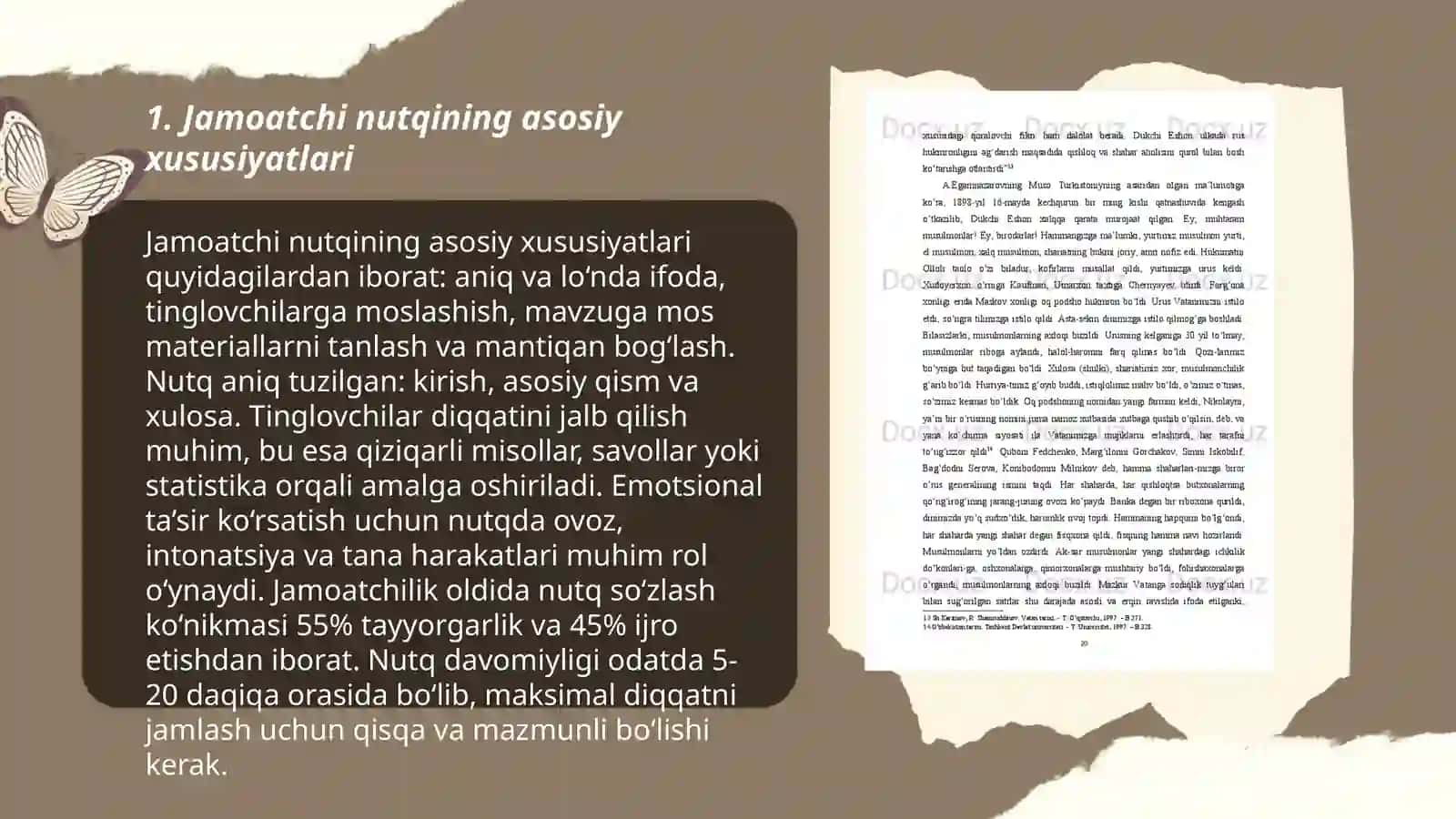 Jamoatchi - qoralovchi nutqi uslubi 3