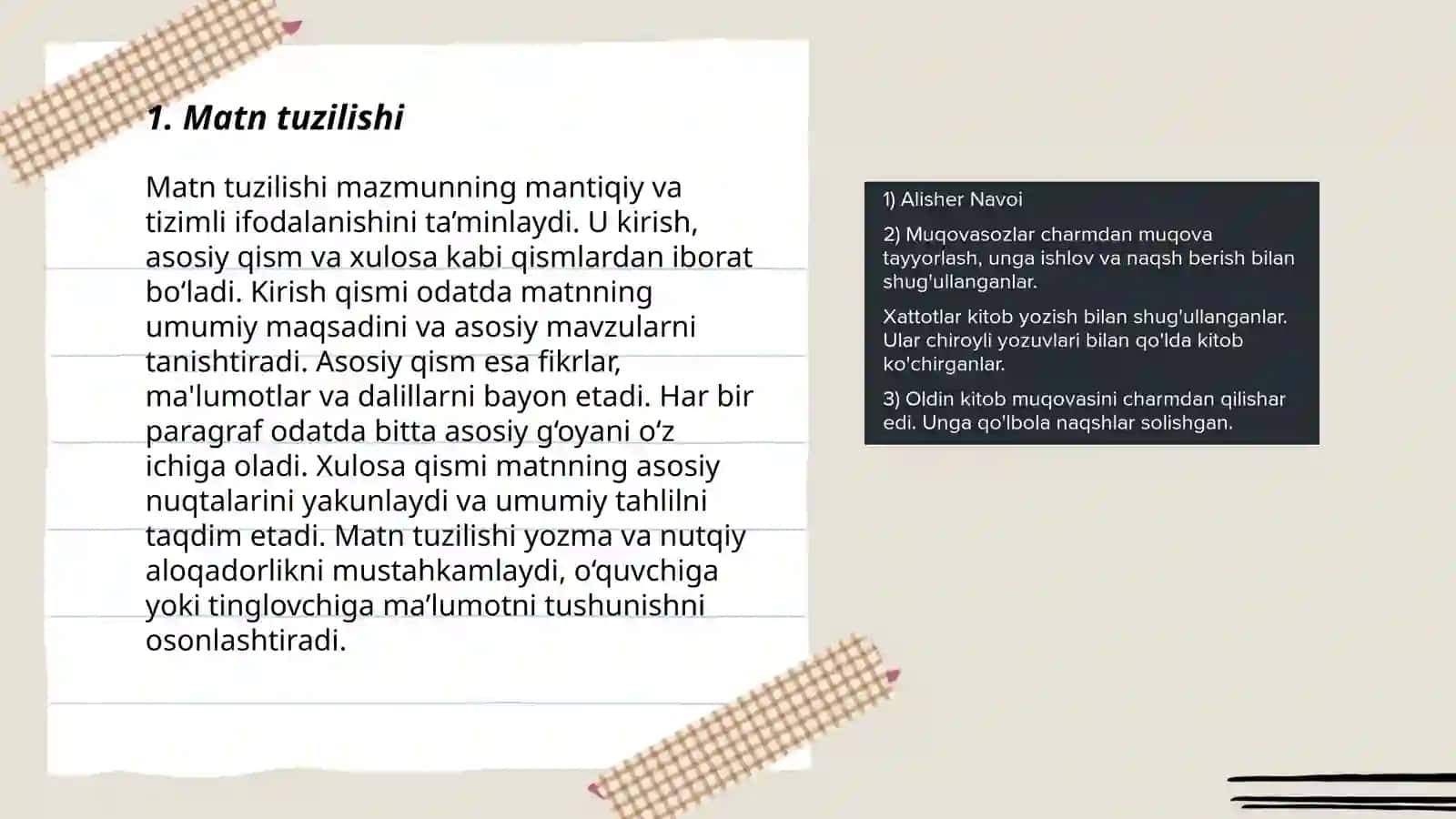 Matnni tahrirlash 3