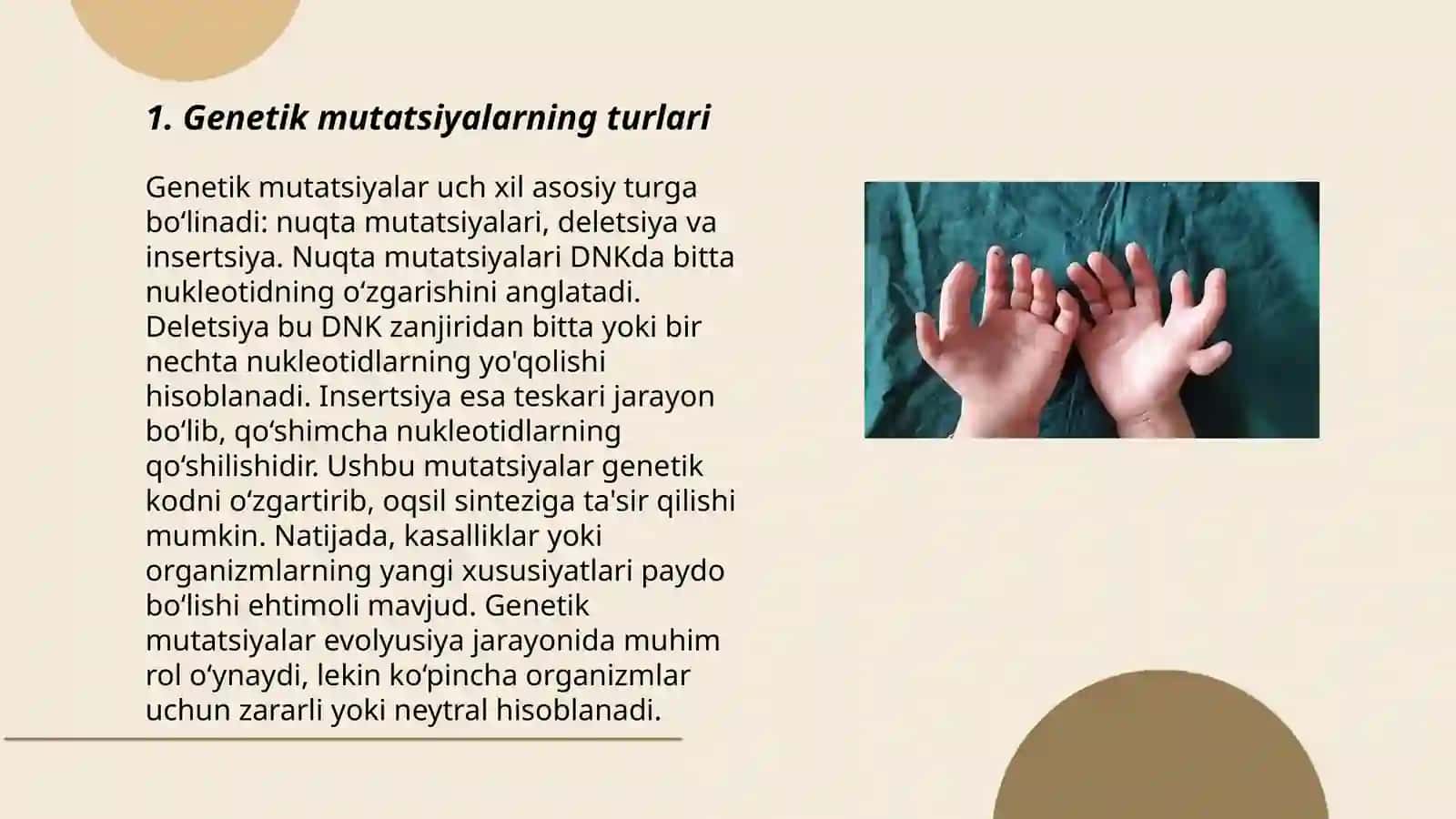 Mutatsiya Zararlimi 3