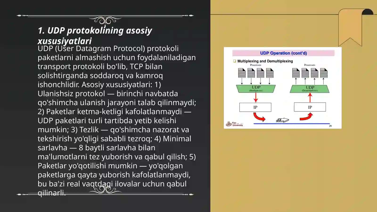 UDP protokoli 3