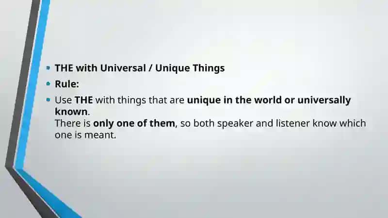 Definite Article“The” 3