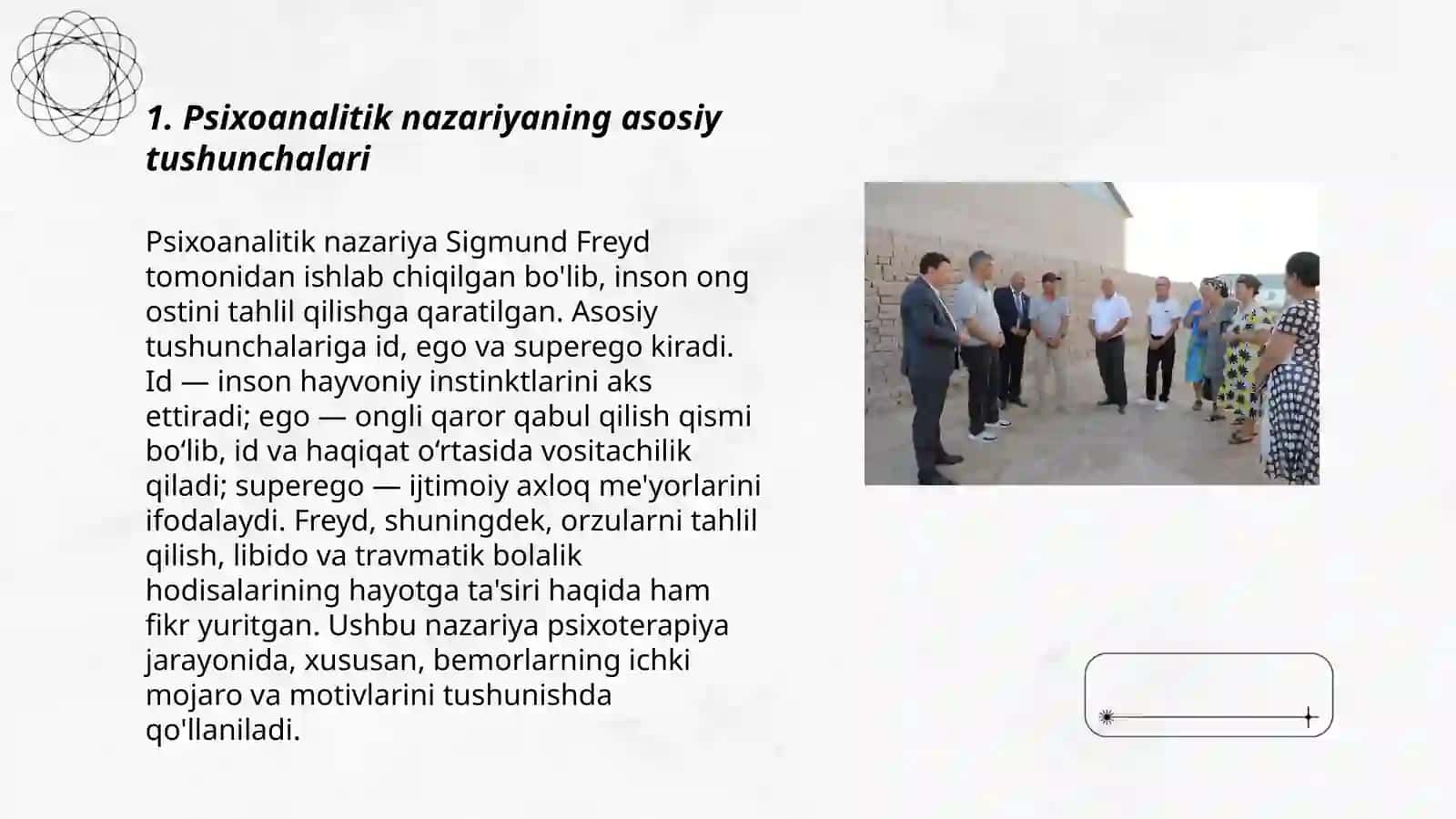 Psixoanalitik yo'nalishda shaxsning o'rganilishi 3