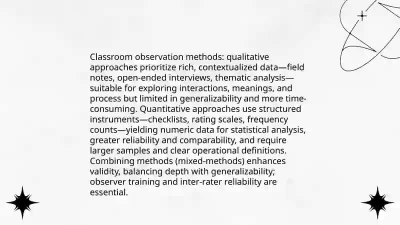 Classroom Observation Methods 3