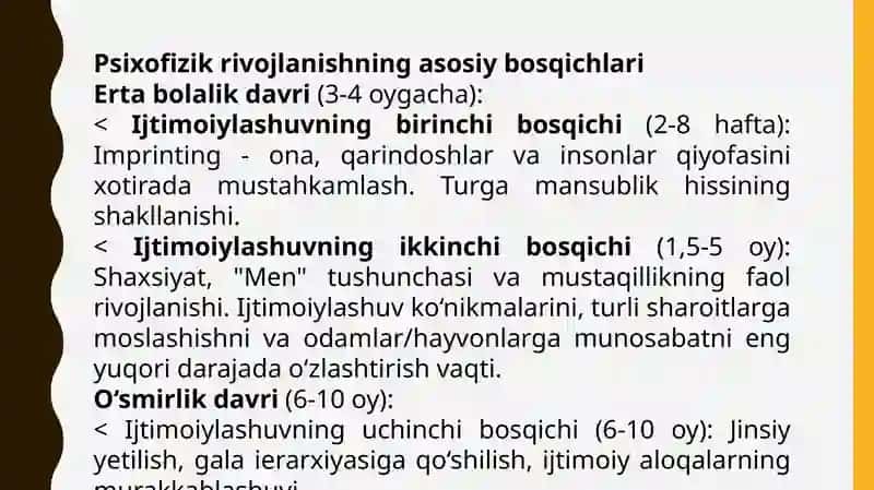 HAYVONLARNING PSIXIK FAOLIYATINI ONTOGЕNЕZDA RIVOJLANISHI 3