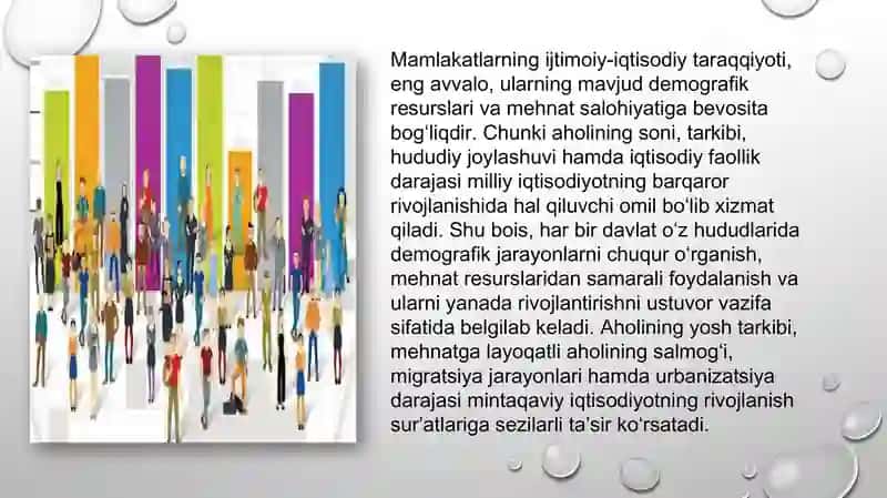 Mintaqalarning demografik va mexnat saloxiyati 3
