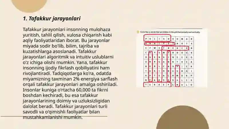Tafakkur va nutqning psixologik tavsifi 3