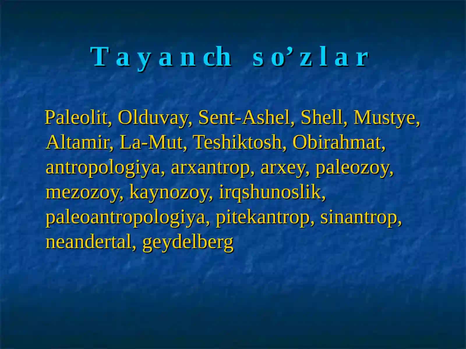 Paleolit 3