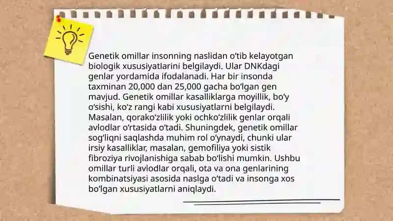 Genetik omillar 3