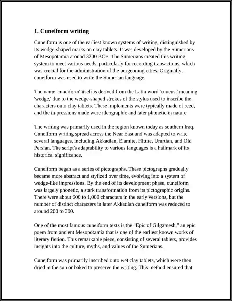 HISTORICAL AND MODERN TYPES OF WRITING 3