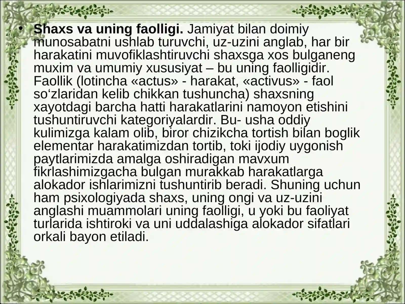 Psixologik kasbiy faoliyat turlari 3