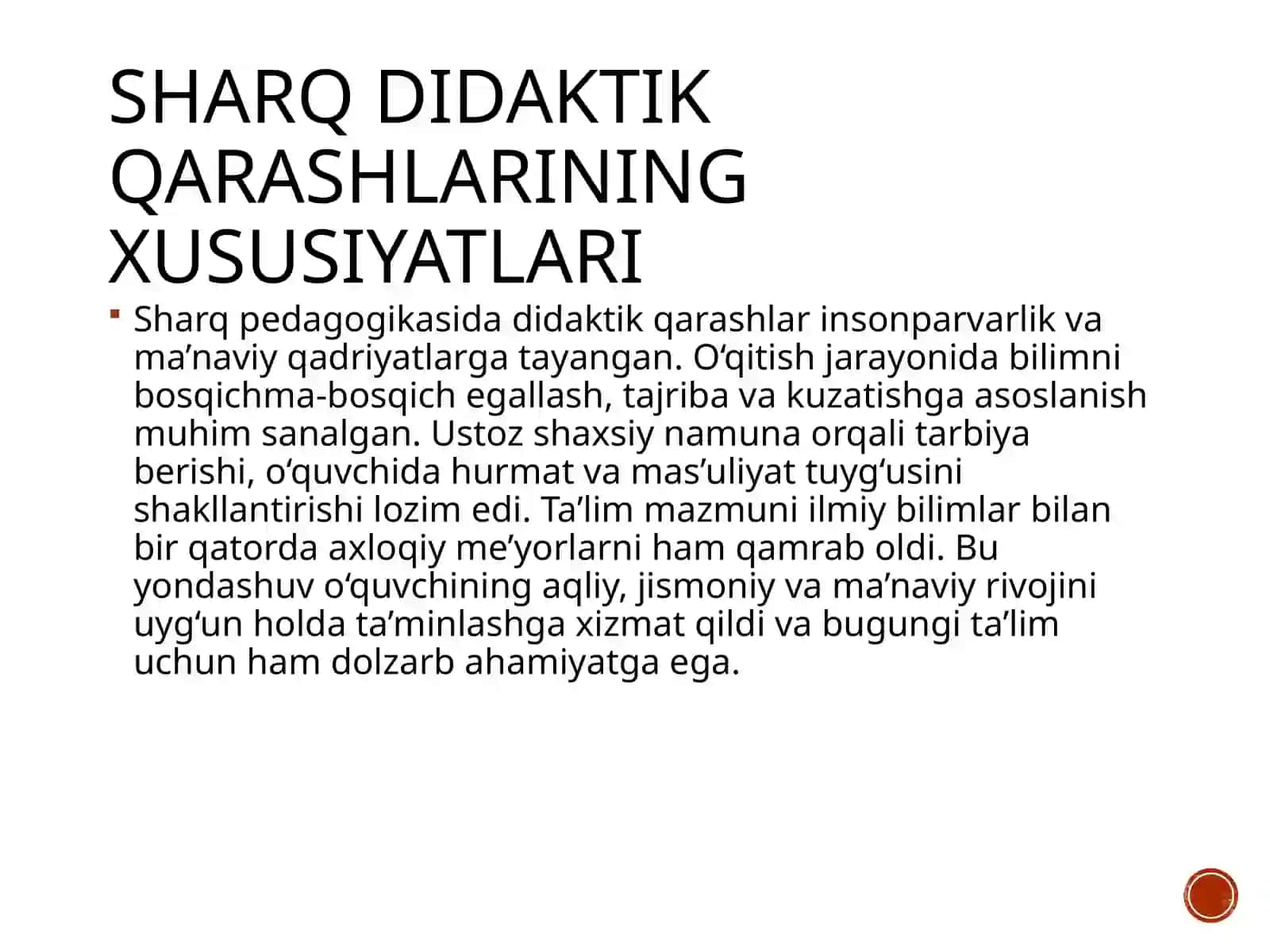 Mustaqil ta'lim topshiriqlari 3