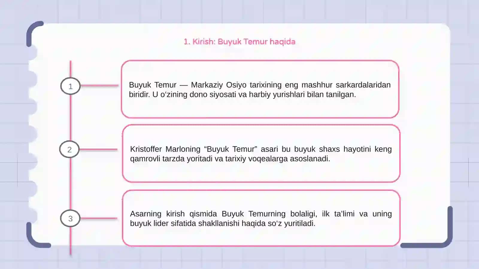 Kristoffer Marloning "Buyuk Temur" asari 3