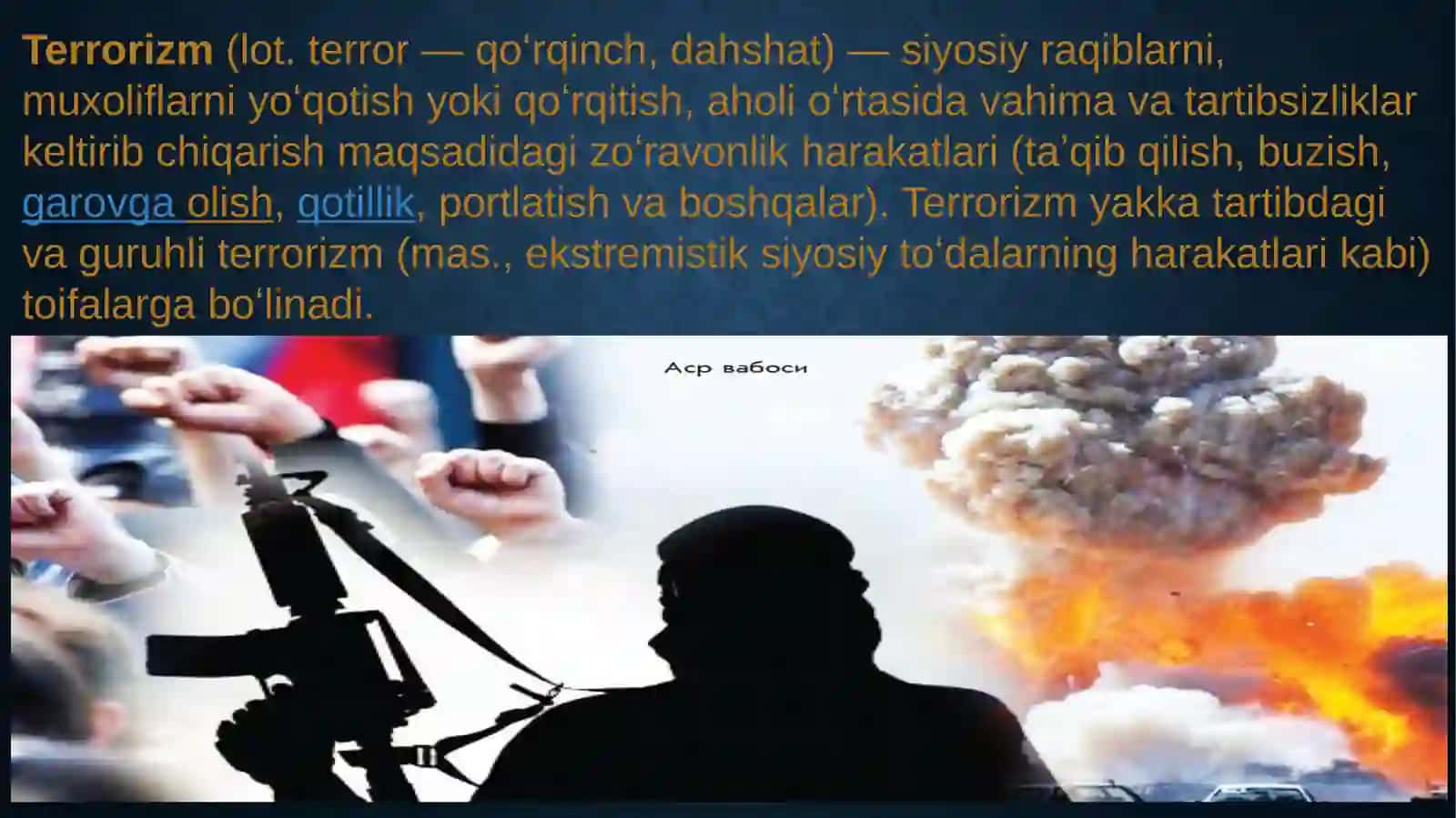 TERRORIZM MANBALARI 3