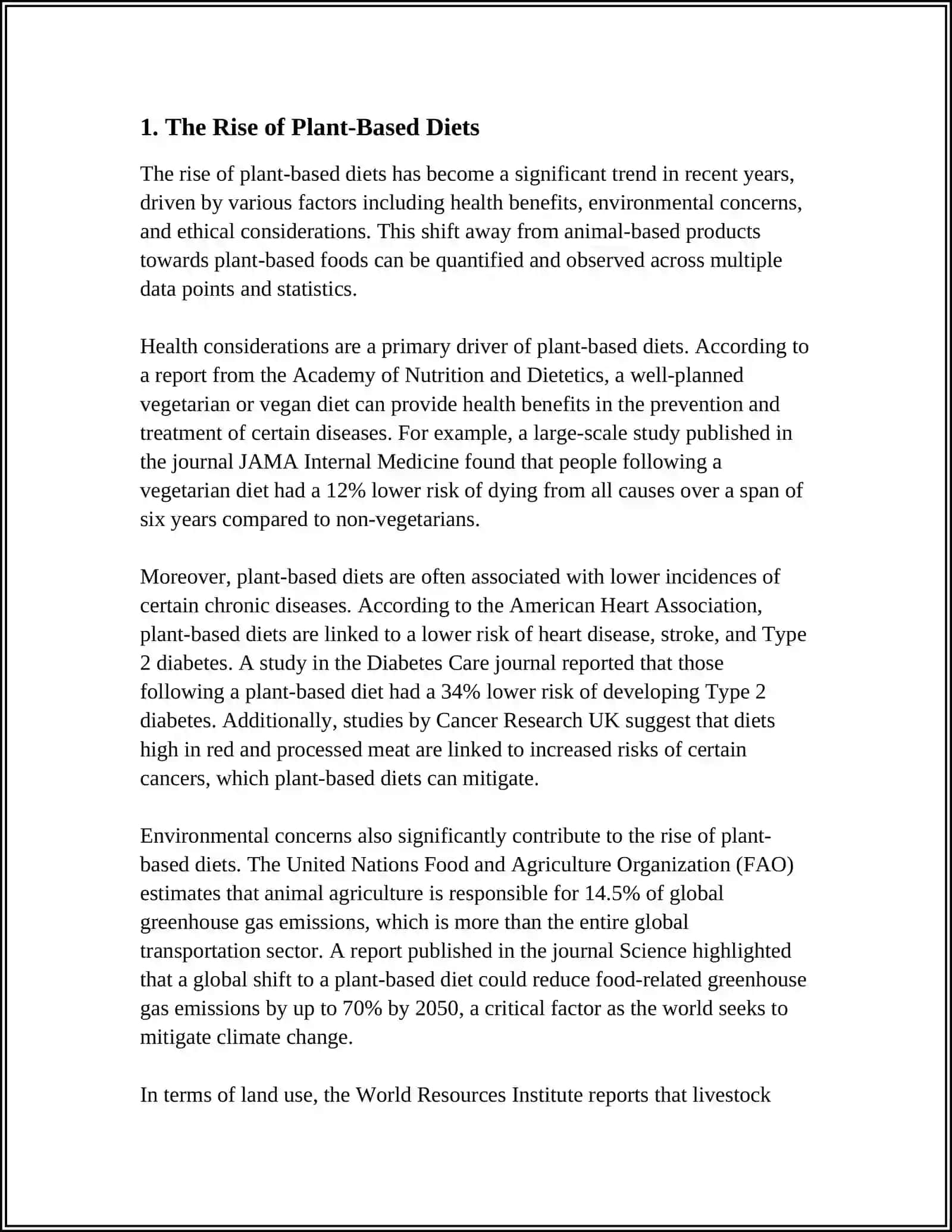 The Rise of Plant-Based Diets 3