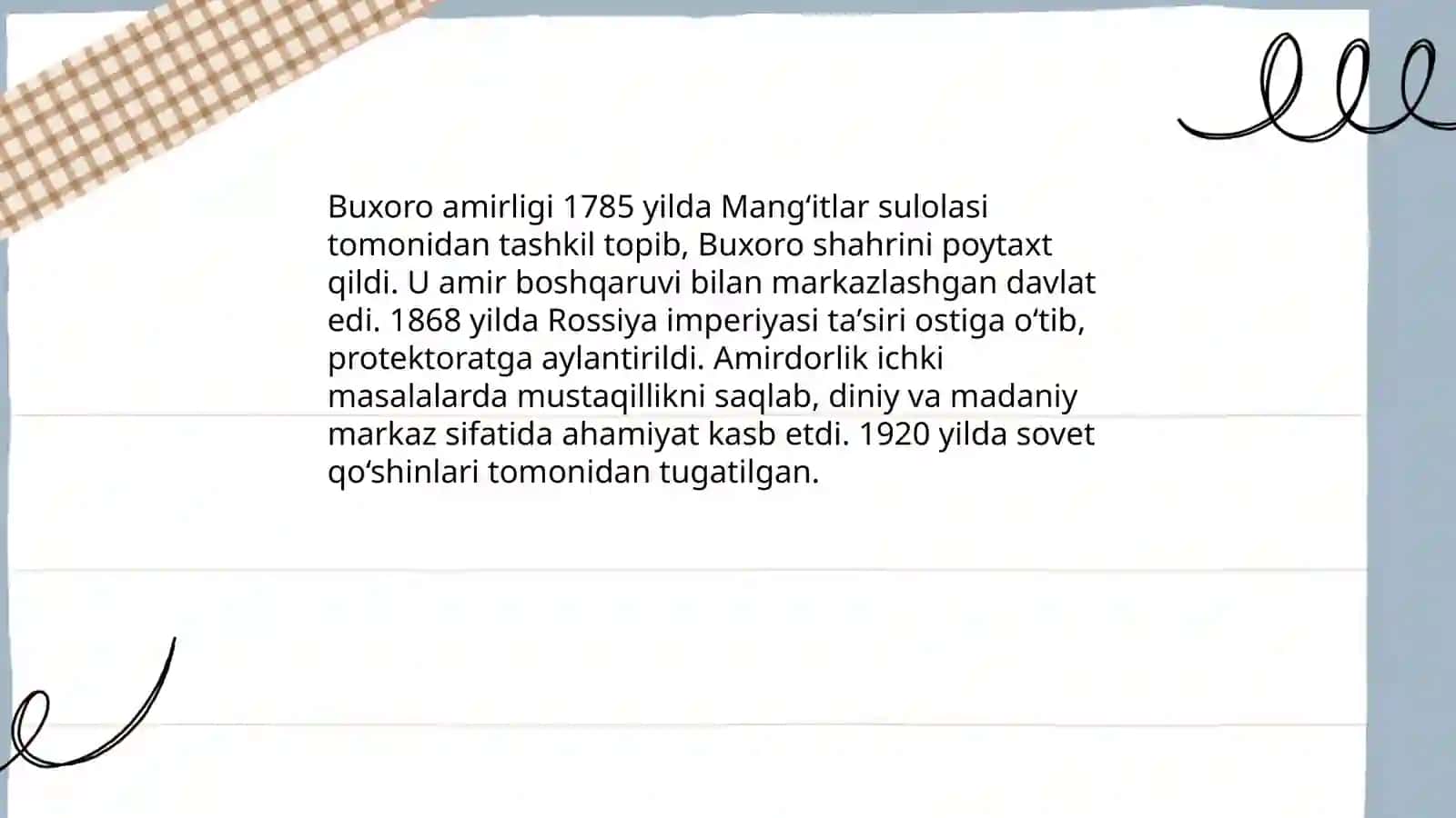 Buxoro amirligi 3