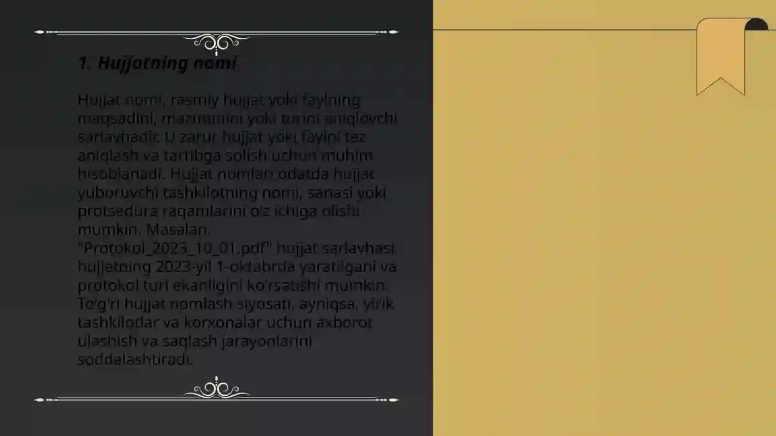 Hujjat Rekvizitlari 3